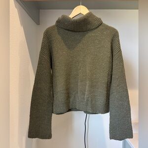 Calvin Klein Olive Green Turtleneck Sweater, Size S